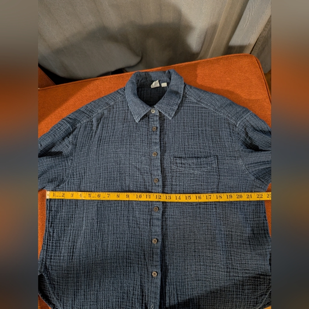 Women's Oversized Cotton Gauze Shirt